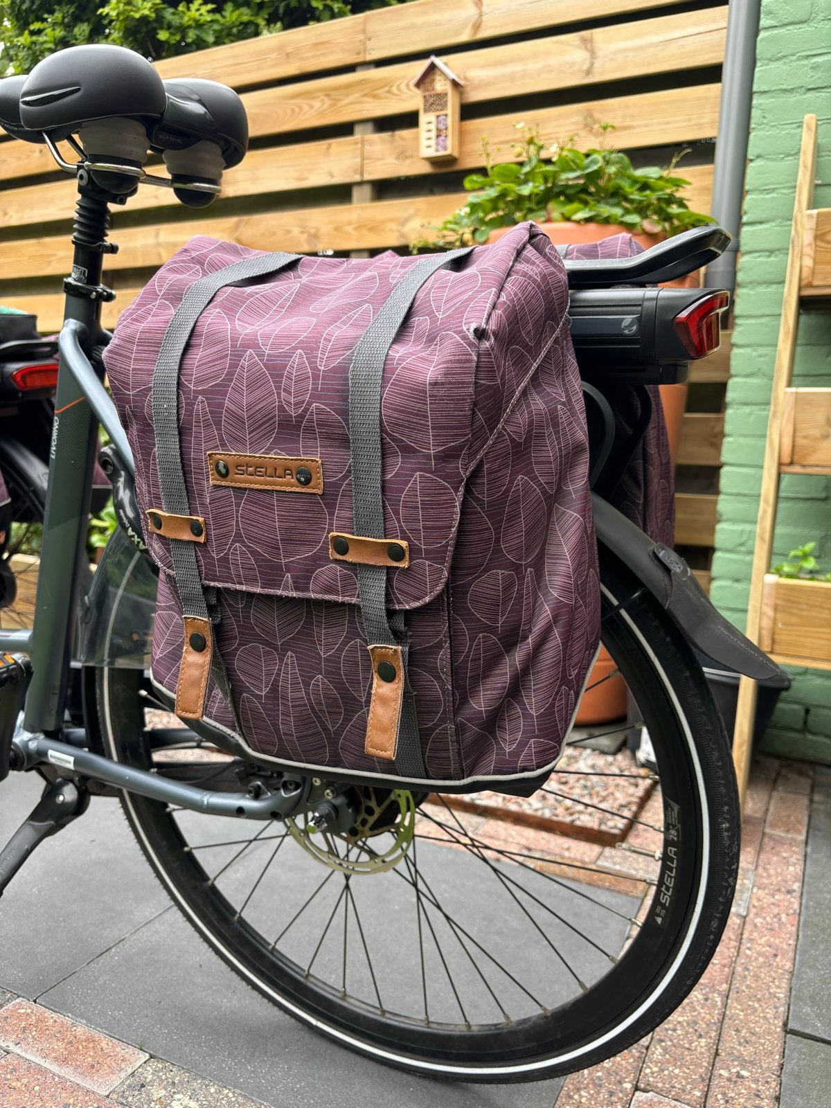 Stella Fietstassen - voor 2 fietsen, Ophalen, Zo goed als nieuw