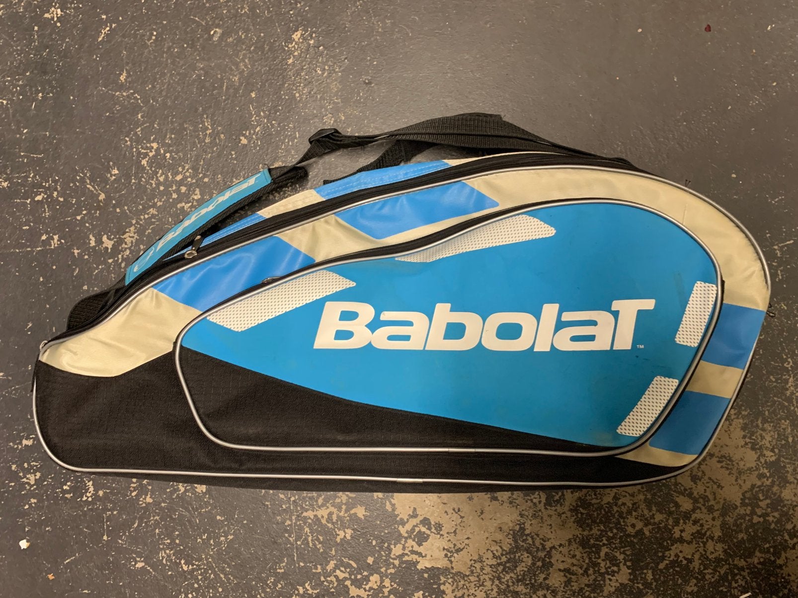 Babolat tennis tas blauw/zwart, L2, Ophalen of Verzenden, Zo goed als nieuw, Tas