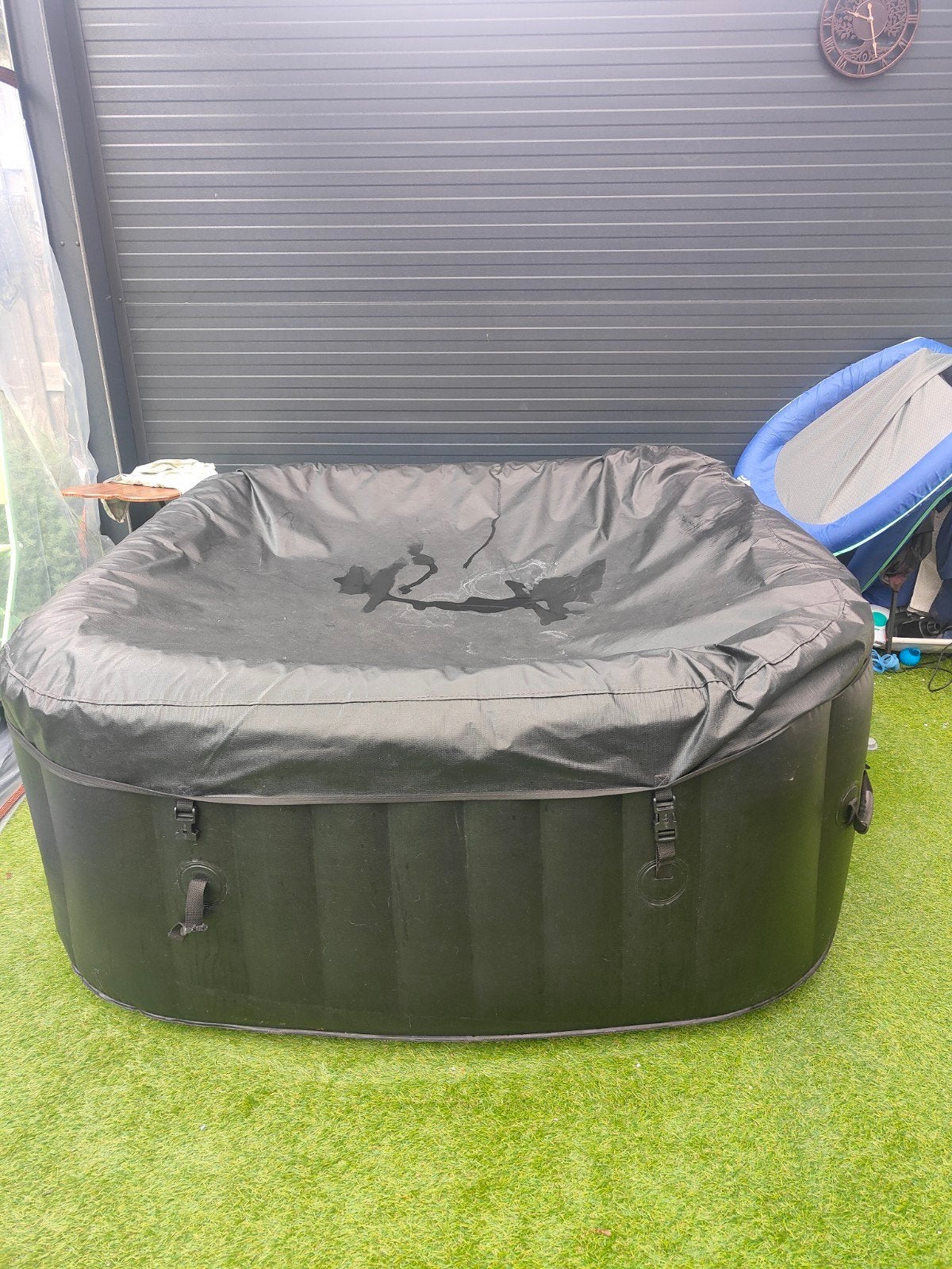 Opblaasbare Jacuzzi met afdekzeil, Ophalen, Gebruikt, Afdekzeil, Opblaasbaar