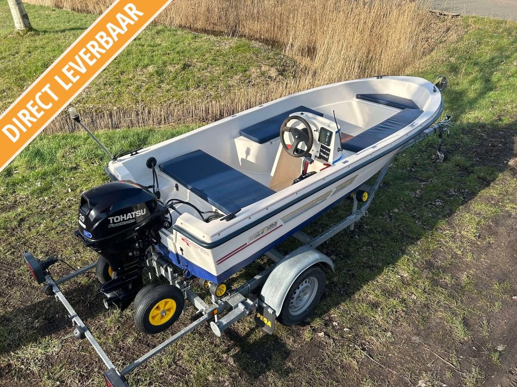 WATO 410 met 20 pk Tohatsu 4 takt BJ 2018, Watersport en Boten, Overige merken, Consoleboot, Gebruikt, 4 m