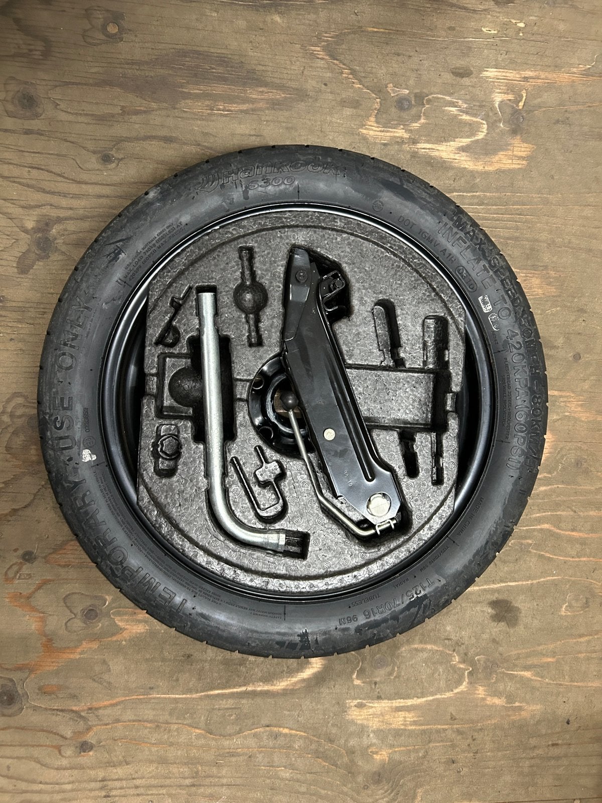5x112 Golf 5/6/7/8 Reservewiel set, Ophalen, Gebruikt, Seat