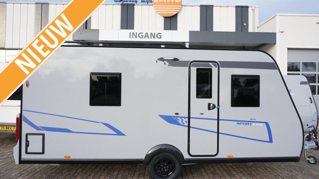 Caravelair Sport Line 455, Caravans en Kamperen, Rondzit, Schokbreker, Bedrijf, Overige typen