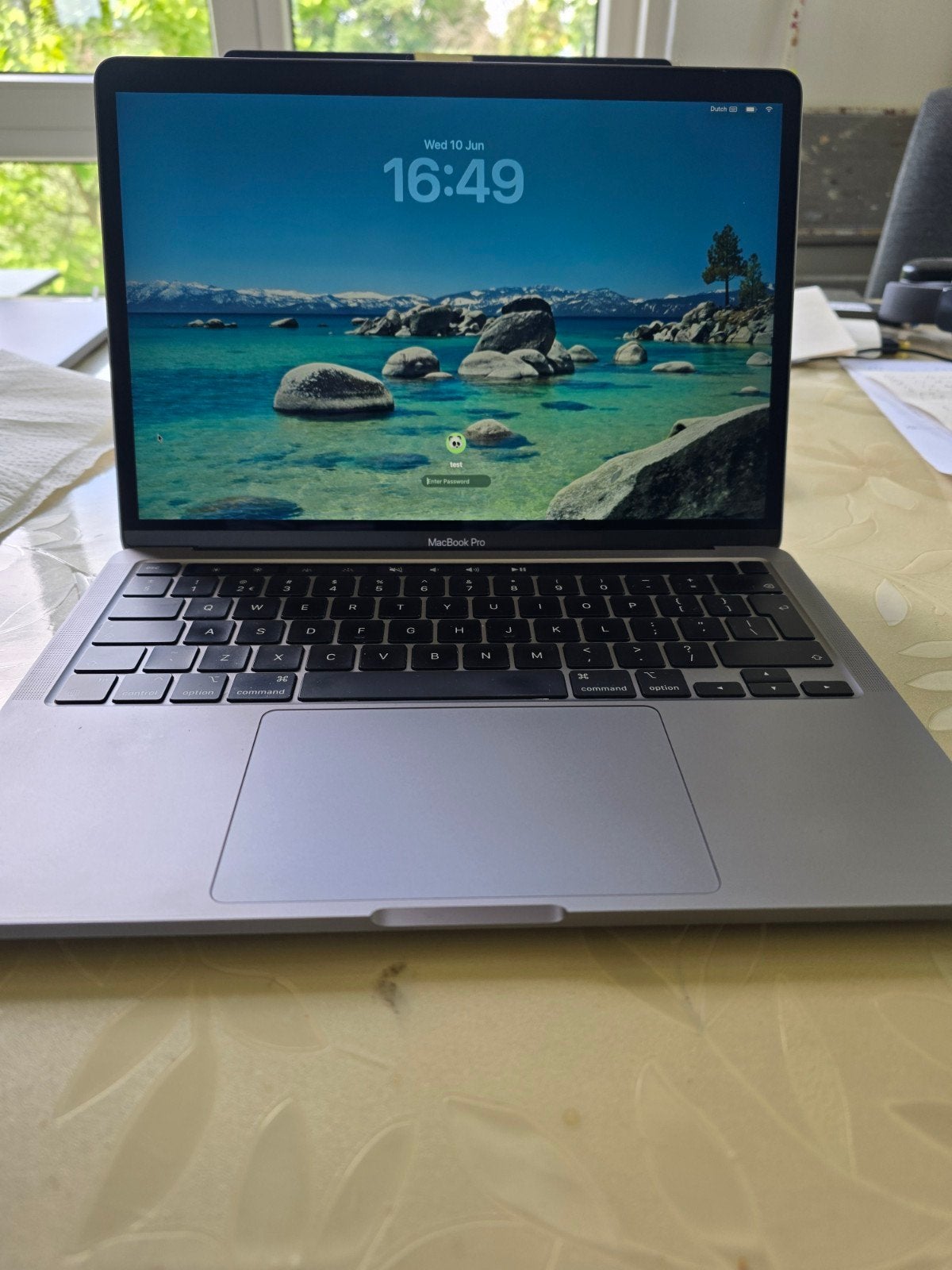 Macbook pro M1 13inch  8 core 8GB 256GB, Computers en Software, Gebruikt, 256 GB, 2 tot 3 Ghz, Qwerty