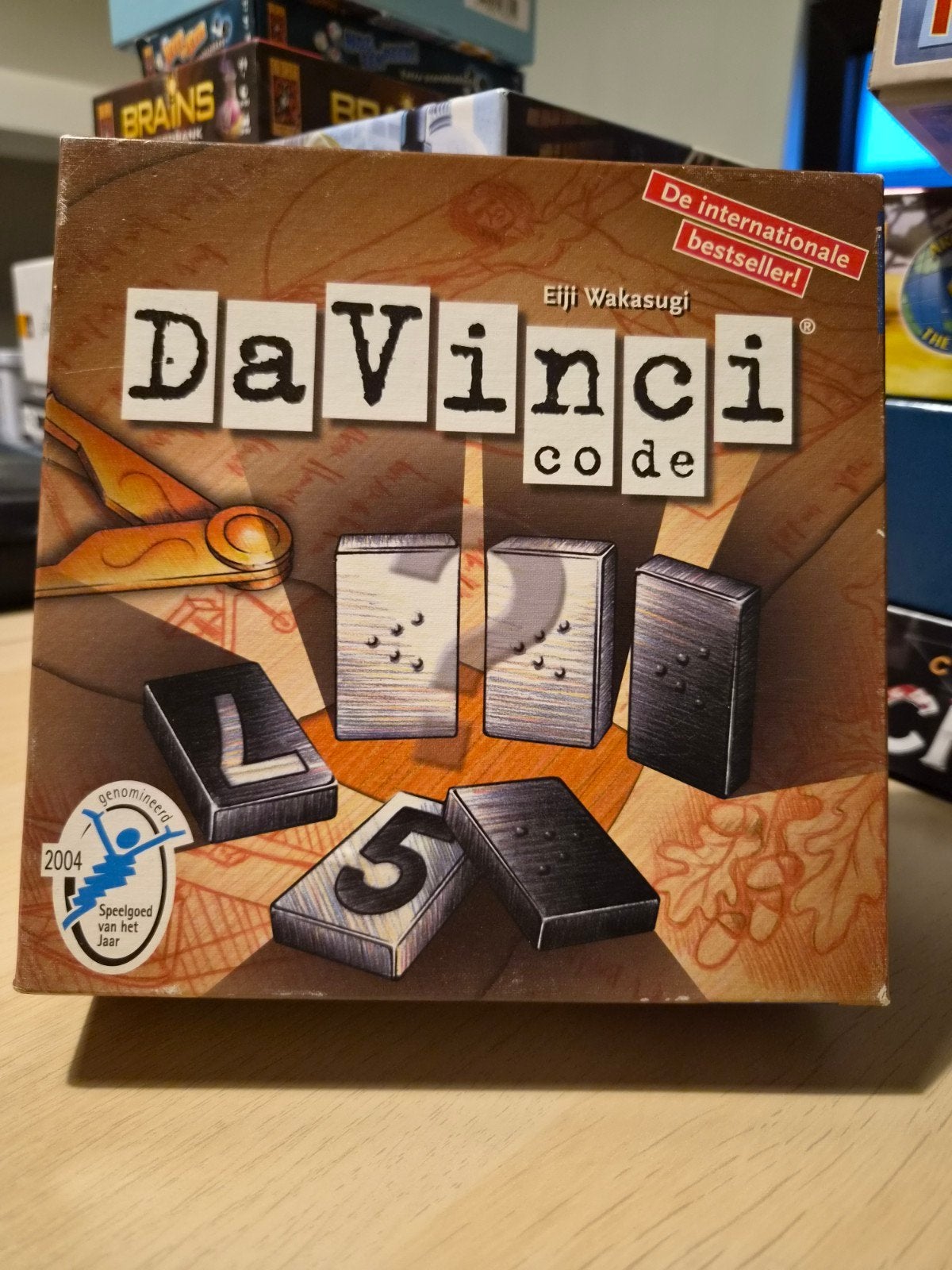 Da Vinci Code bordspel - Kraak de code!, Hobby en Vrije tijd, Gezelschapsspellen | Bordspellen, Een of twee spelers, Ophalen of Verzenden