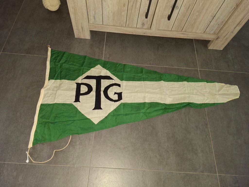 Scheepvaart vlag pTg, Ophalen of Verzenden, Zo goed als nieuw, Reclamebord