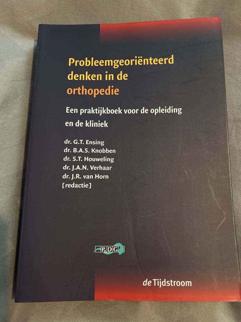 Probleemgeoriënteerd denken in de orthopedie - Praktijkboek, Ophalen of Verzenden, Beta, Zo goed als nieuw, HBO