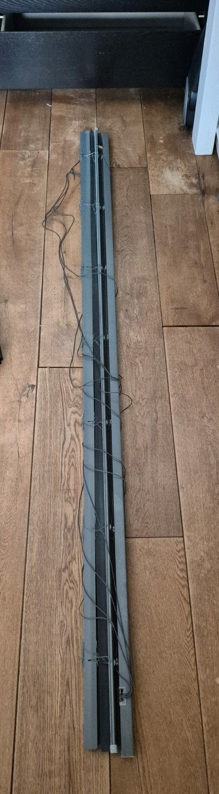 Antraciet jaloezie, Ophalen, Gebruikt, 200 cm of meer, Grijs