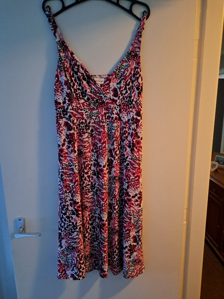 leuke dames zomer jurk maat M z.g.a.n., Kleding | Dames, Ophalen of Verzenden, Zo goed als nieuw, Maat 38/40 (M), Boven de knie