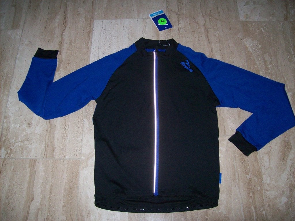 Rogelli Caluso 2.0 fiets Jersey/Jas zwart/Blauw M, L, Nieuw, Rogelli Sportswear, Bovenkleding, Heren