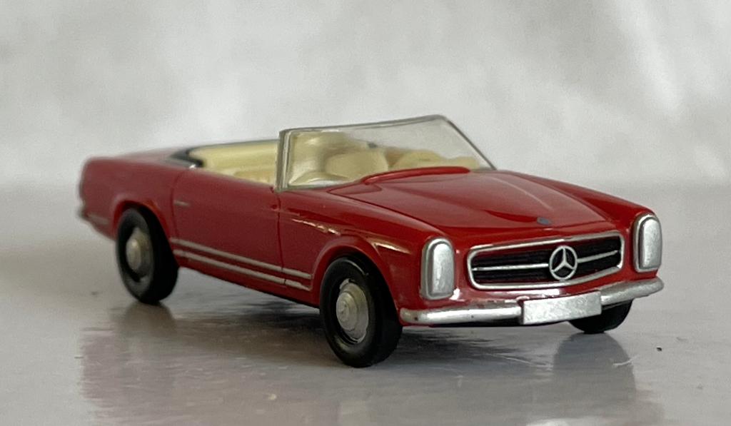 Herpa Magic: Mercedes Benz 230 SL cabriolet, Ophalen of Verzenden, Zo goed als nieuw, Auto, Herpa