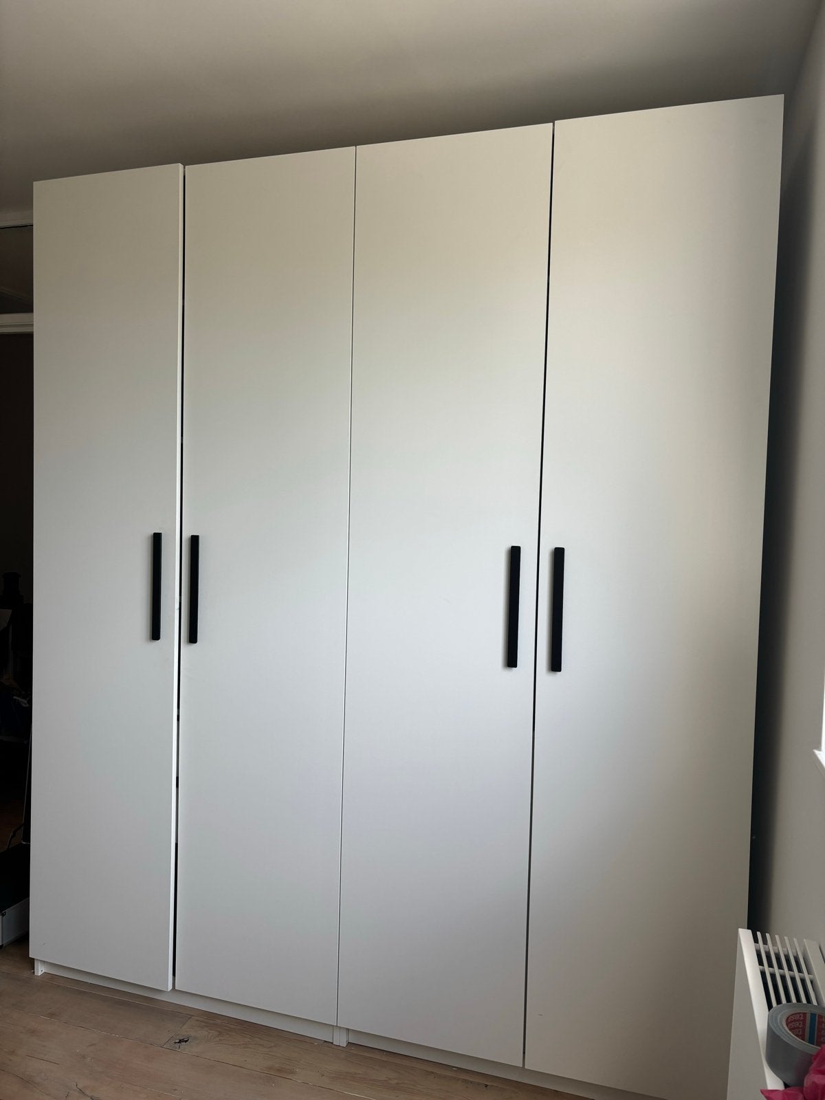 Deuren pax kast mat wit, Ophalen, Gebruikt, 200 cm of meer, 150 tot 200 cm