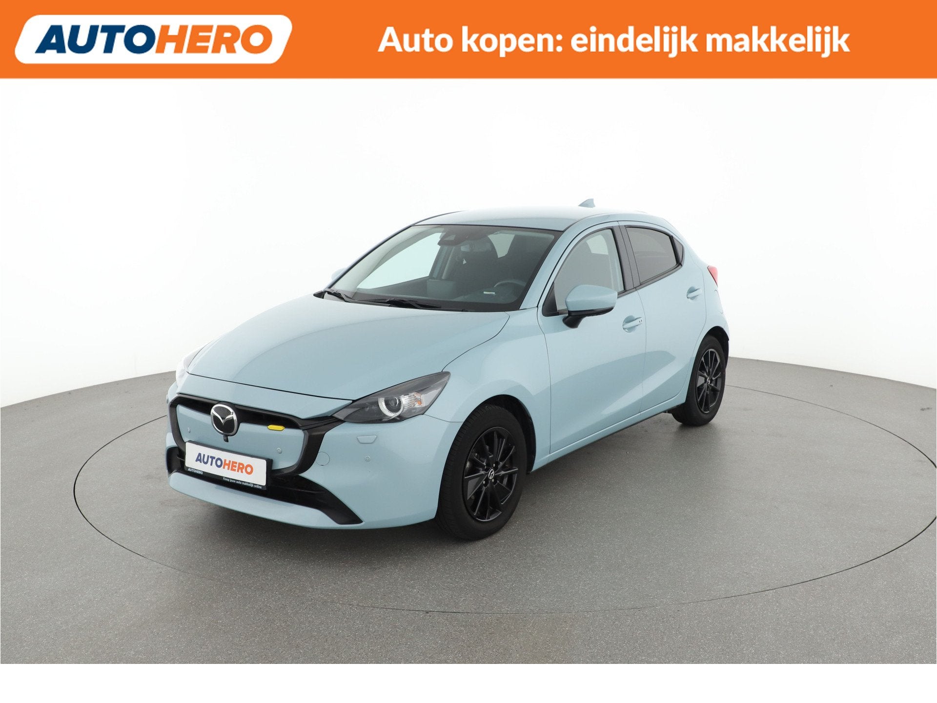 Mazda 2 1.5 SkyActiv-G 90 Centre-Line | EU38176 | (bj 2023), Auto's, Stof, Gebruikt, Met garantie (alle), Blauw
