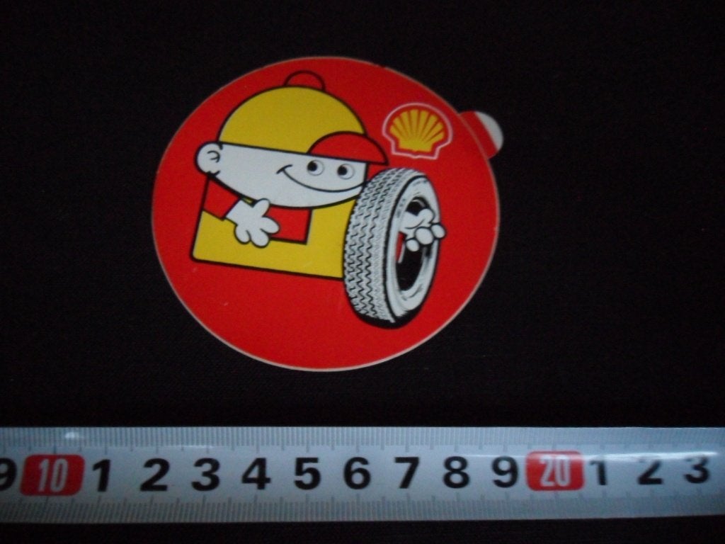 sticker SHELL autobanden, Ophalen of Verzenden, Zo goed als nieuw
