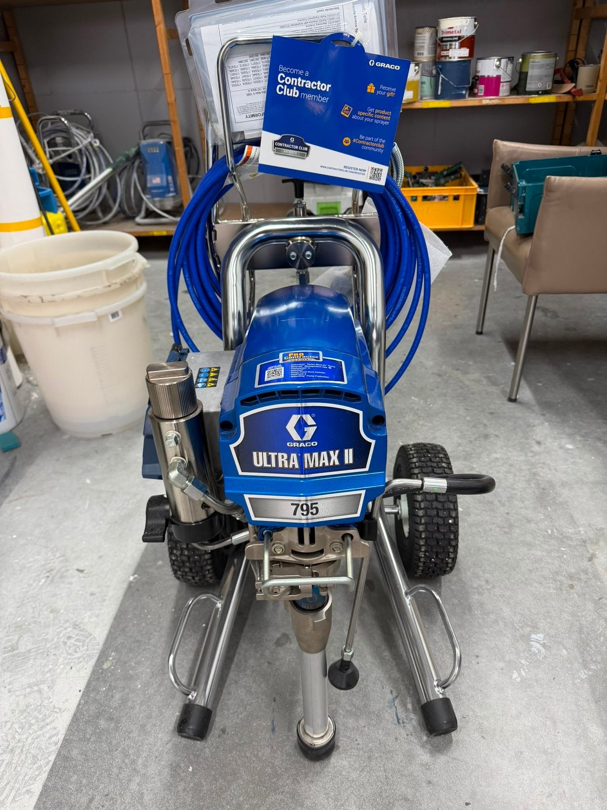 Te koop: Gloednieuwe Graco Ultra Max II 795., Doe-het-zelf en Verbouw, Schildersmaterialen, Ophalen, Nieuw, Verfspuit of Verfpomp