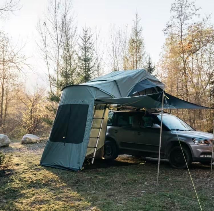 Awning tent voor Decathlon MH500 Daktent - Z.g.a.n., Ophalen of Verzenden, Zo goed als nieuw, Tot en met 2