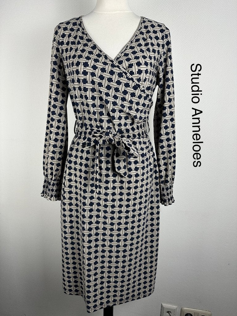 Studio Anneloes Jurk  (mt: 40) 20,1/9766, Maat 38/40 (M), Studio Anneloes, Blauw, Studio Anneloes