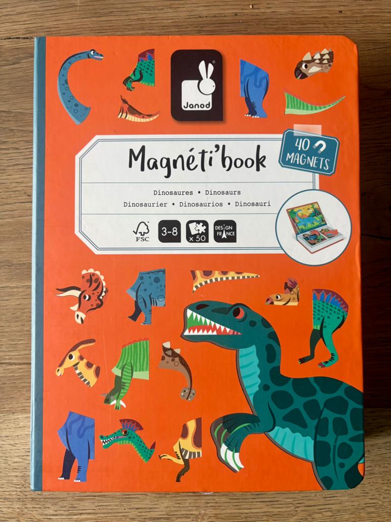 Janod Magnetibook dino, Ophalen, Zo goed als nieuw