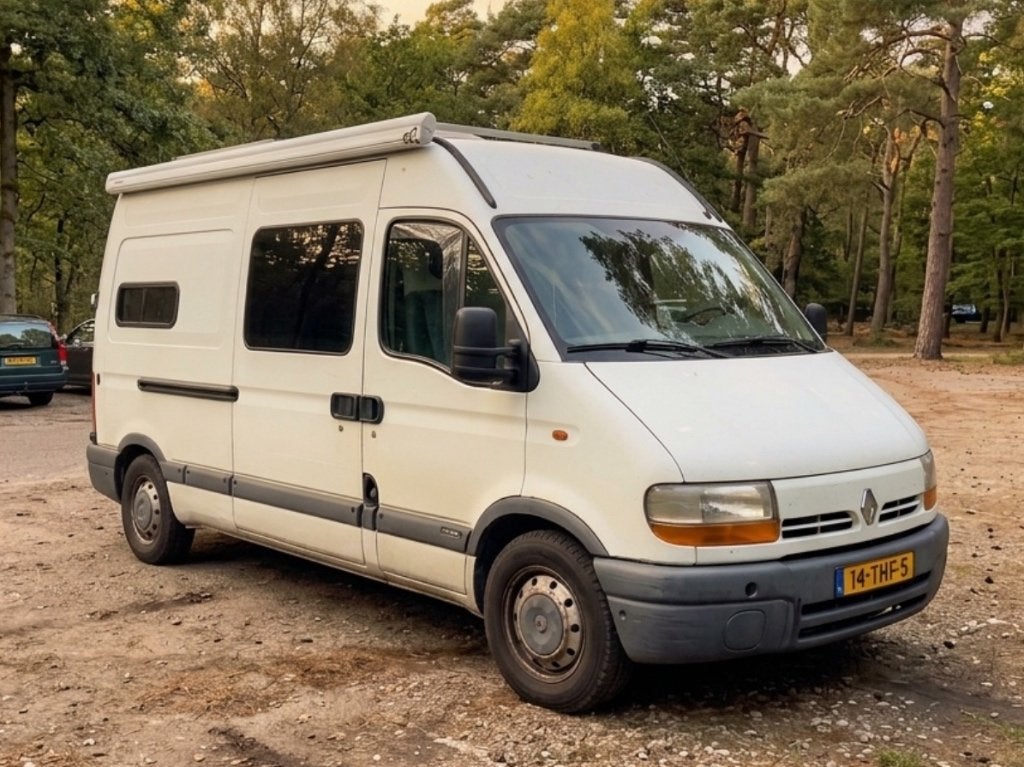 Renault Camperbus | Off-Grid | Nieuwe APK, Overige merken, Chemisch toilet, Buscamper of Camperbus, Ringverwarming