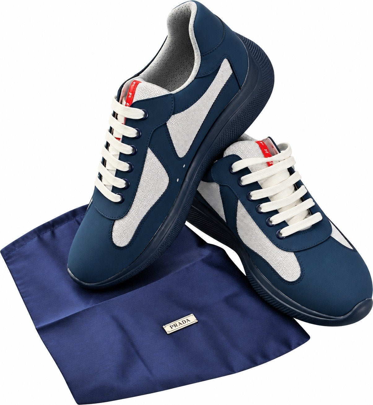 Prada America’s Cup style sneakers -NIEUW, Blauw, Nieuw, Ophalen of Verzenden, Sneakers of Gympen