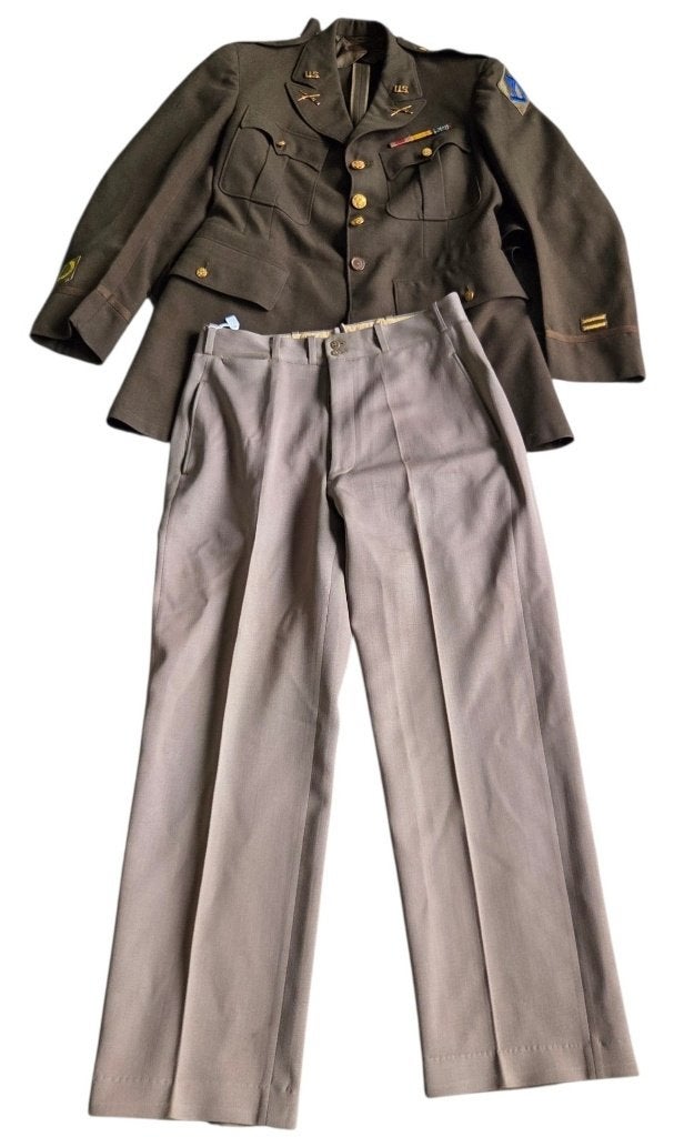 US officer's jacket and trousers, Verzamelen, Ophalen of Verzenden, Amerika, Kleding of Schoenen