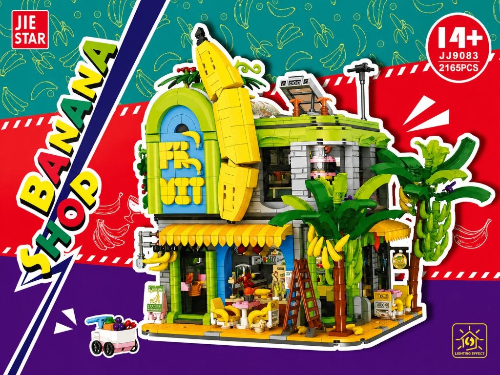 Jie Star Banana Shop – Nieuw in doos – Met verlichting, Ophalen of Verzenden, Nieuw