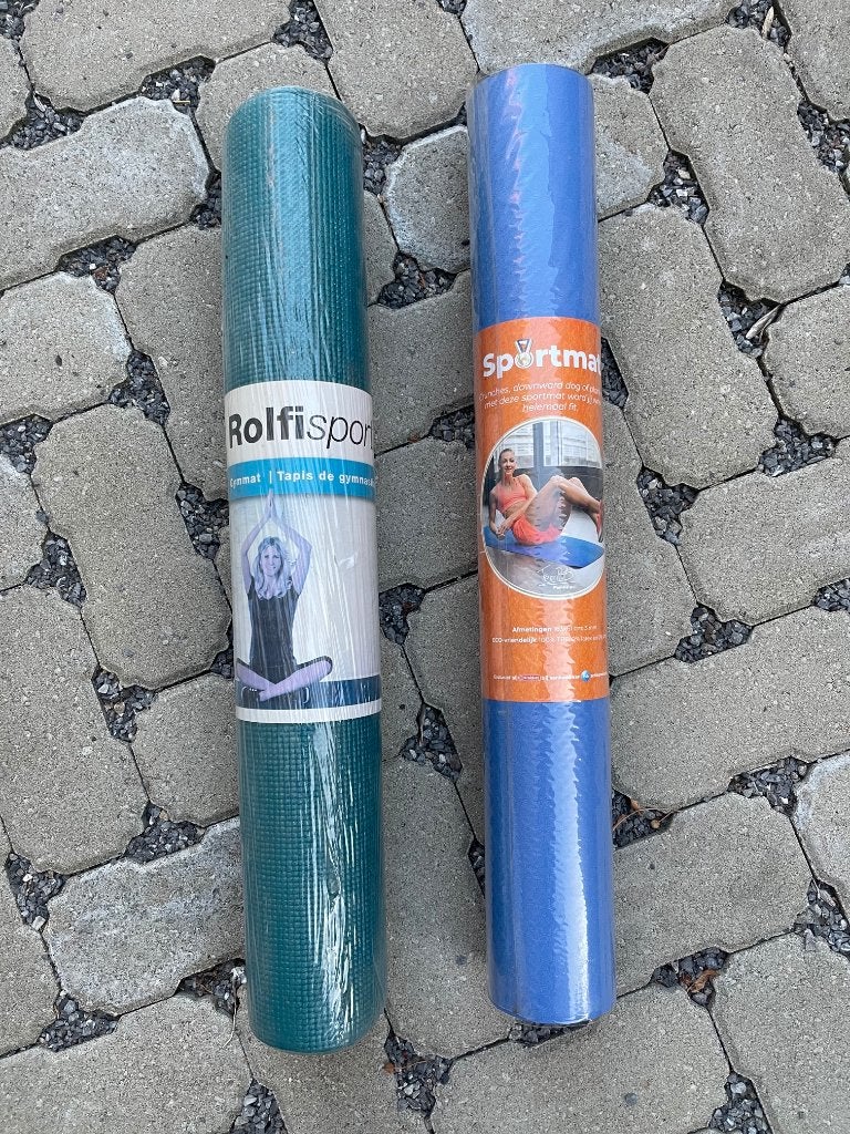 Nieuwe Yoga Pilates Mat 180x60 cm - Nog in verpakking 2 st, Ophalen of Verzenden, Nieuw, Yogamat
