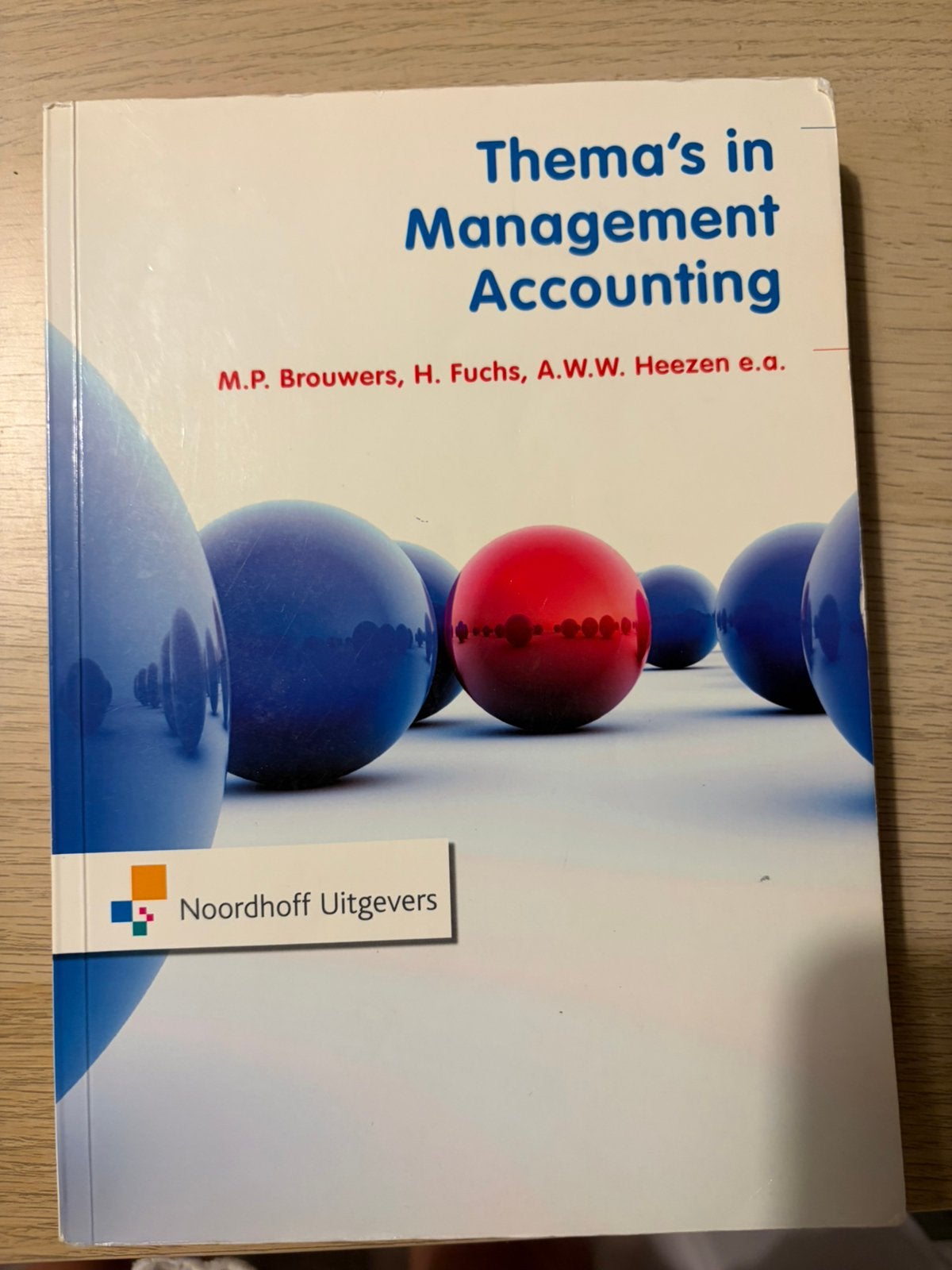 Thema’s in Management Accounting, Verzenden, Zo goed als nieuw, Accountancy en Administratie