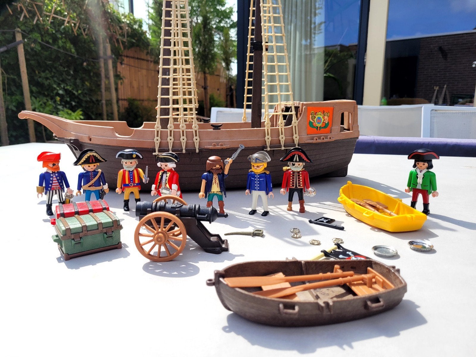 Playmobil schip en toebehoren, Ophalen of Verzenden