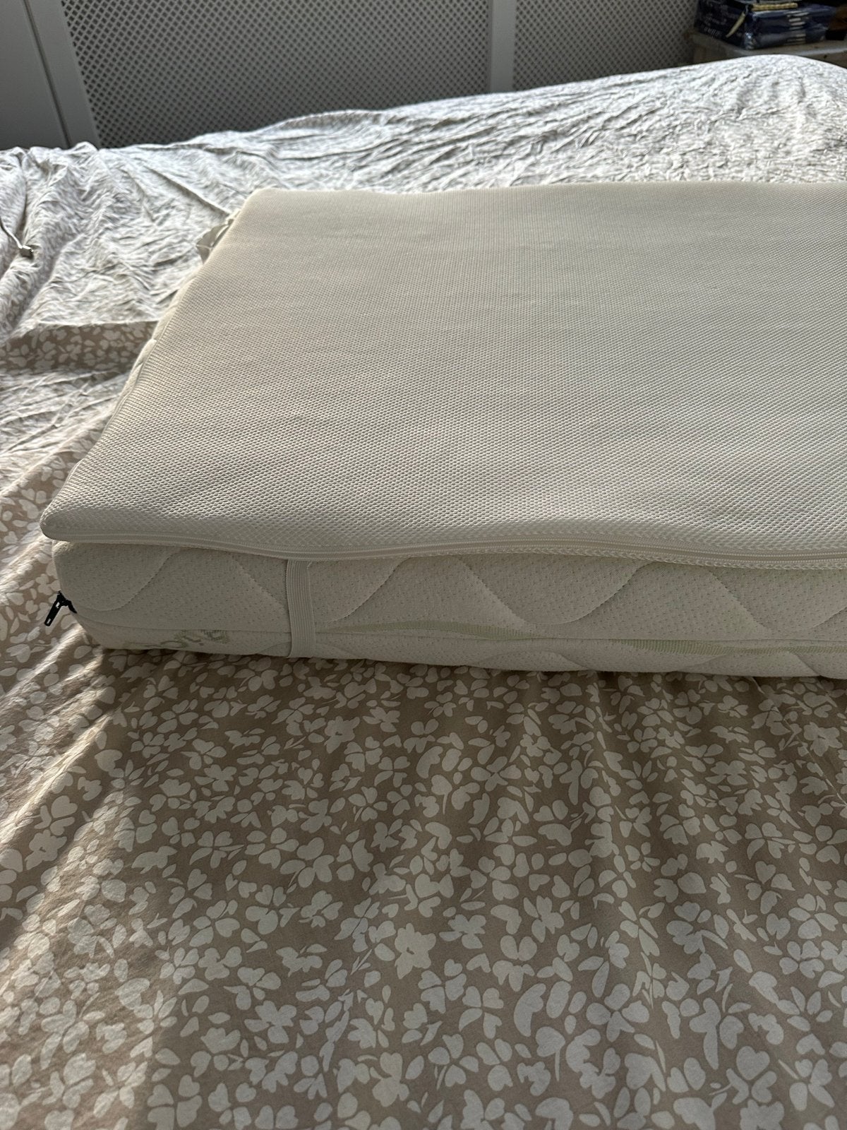 Matras ABZ 120x60 Combi met Airgosafe topper KM235, Ophalen, Zo goed als nieuw, Ledikant