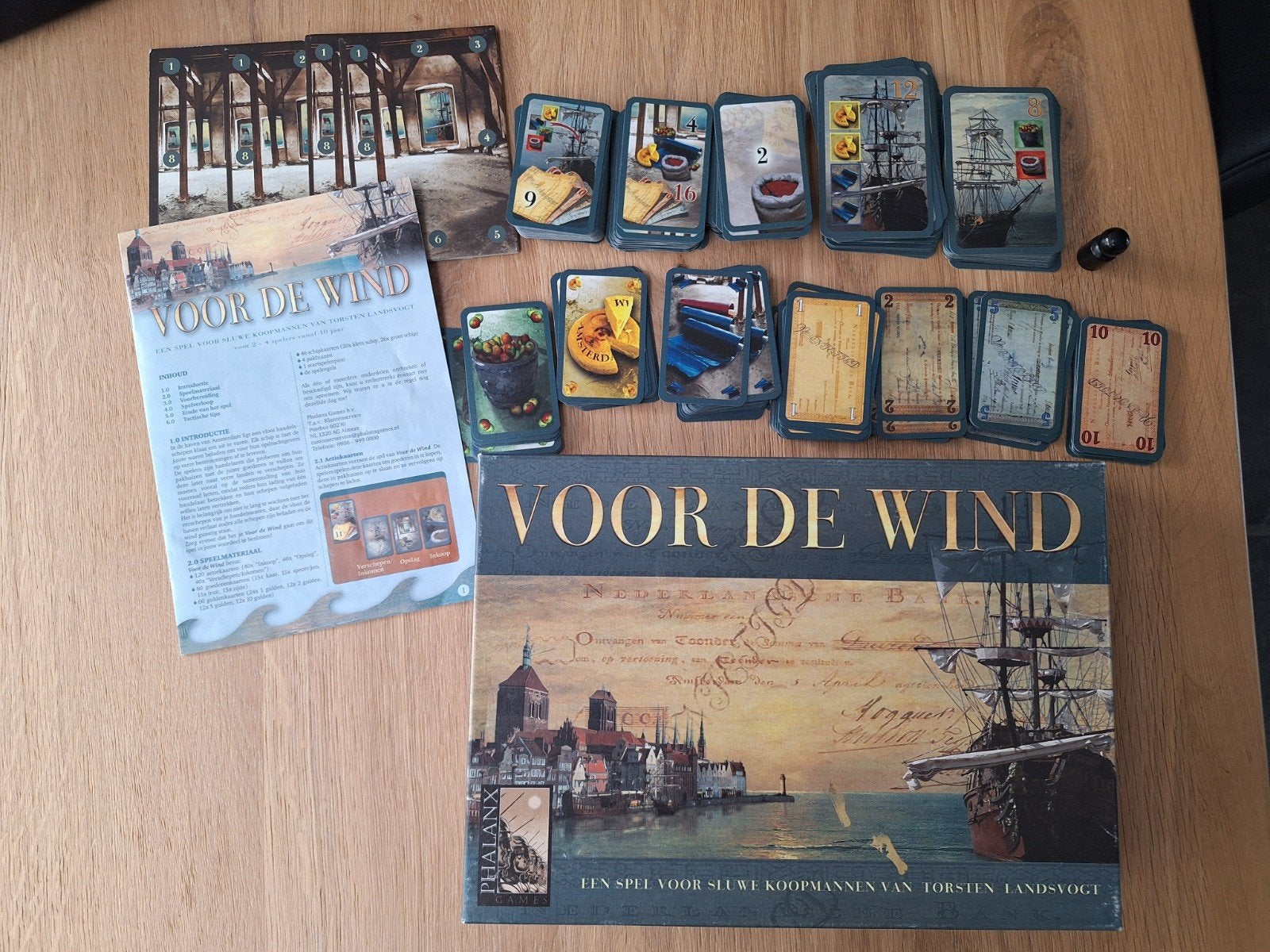 Voor de Wind - Strategisch Handelsspel, Hobby en Vrije tijd, Gezelschapsspellen | Bordspellen, Ophalen of Verzenden, Zo goed als nieuw