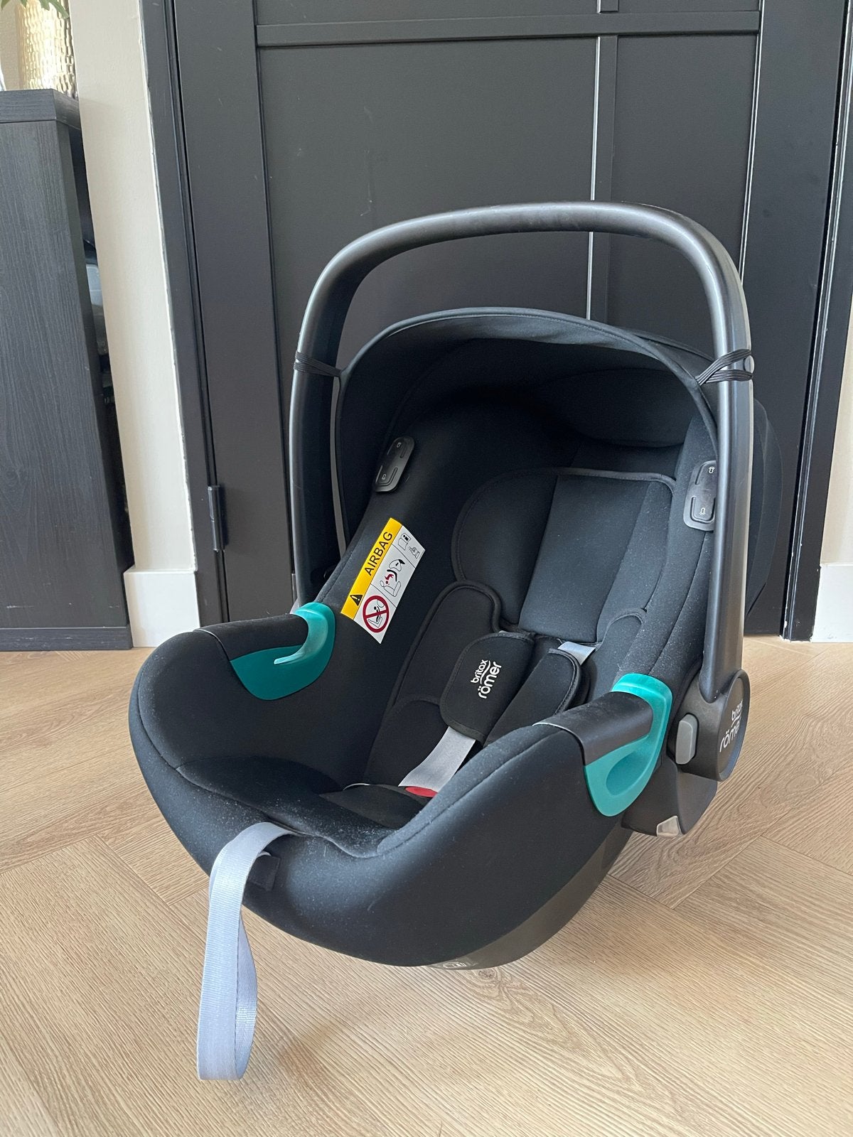 Britax Römer Baby-Safe 3 i-Size autostoel zwart, Ophalen, Romer, Autogordel of Isofix, Zijbescherming