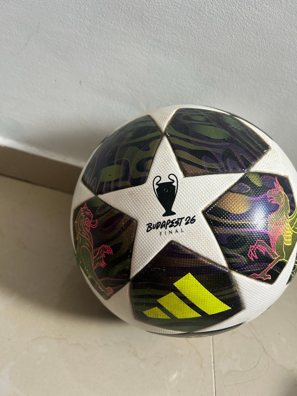 Champions League Finale Boedapest 2026 Bal, Ophalen of Verzenden, Gebruikt, Bal