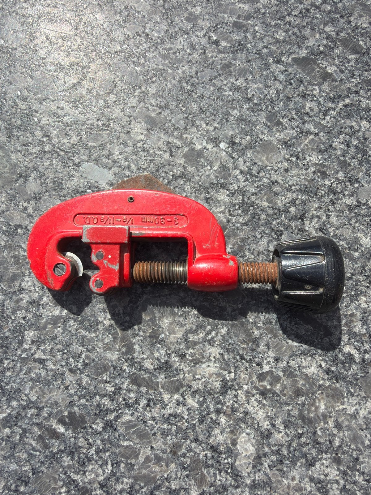 Pijpsnijder 3-30mm voor koper, aluminium en PVC, Ophalen of Verzenden, Gebruikt, Snijgereedschap