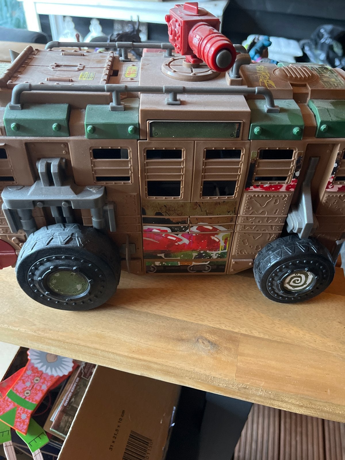 TMNT Speelset met figuren en Turtle Van, Ophalen, Gebruikt