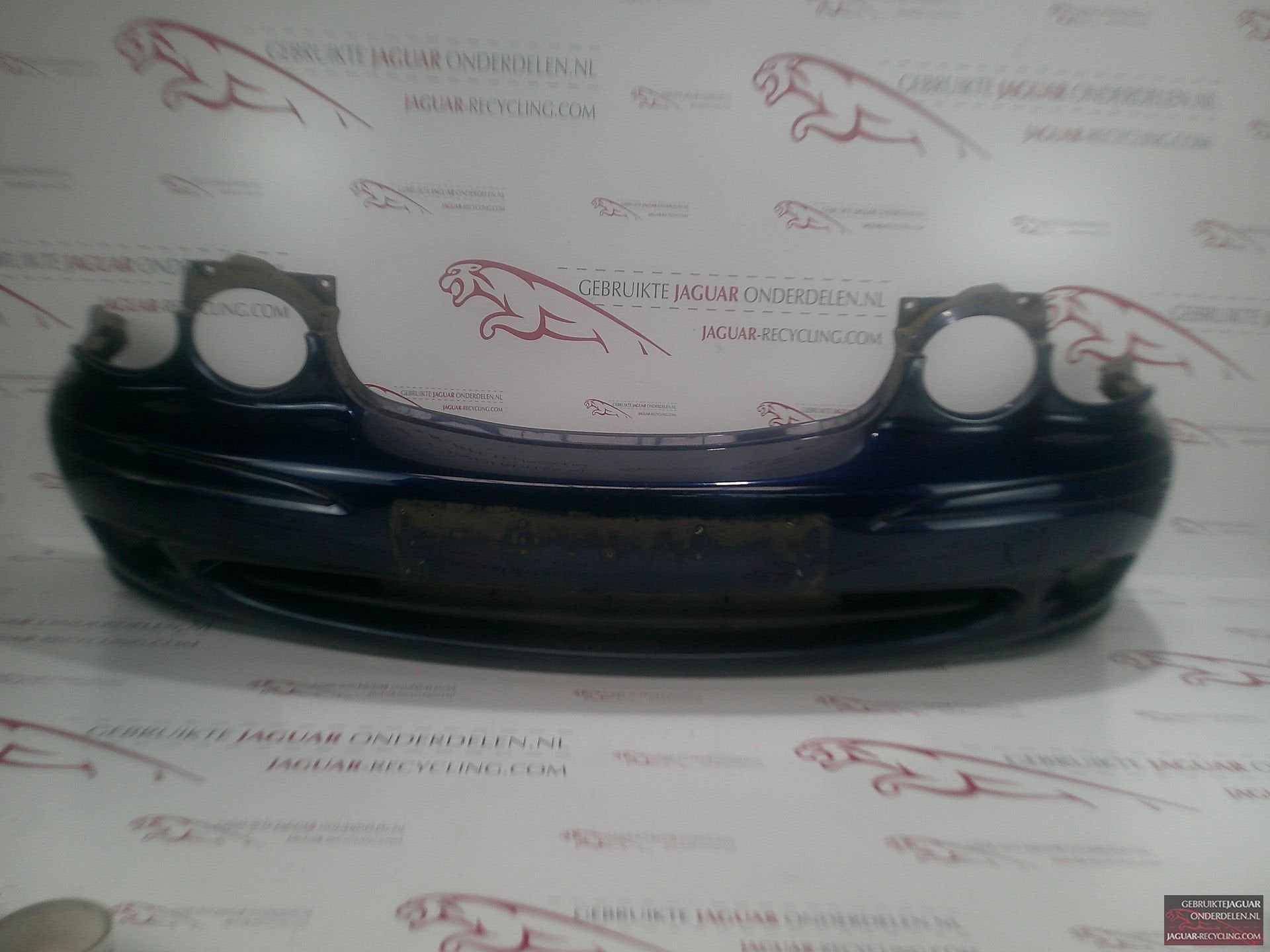 Voorbumper Jaguar X-Type 2e model Blauw C2S37643XXX, Gebruikt, -, Voor, Ophalen of Verzenden