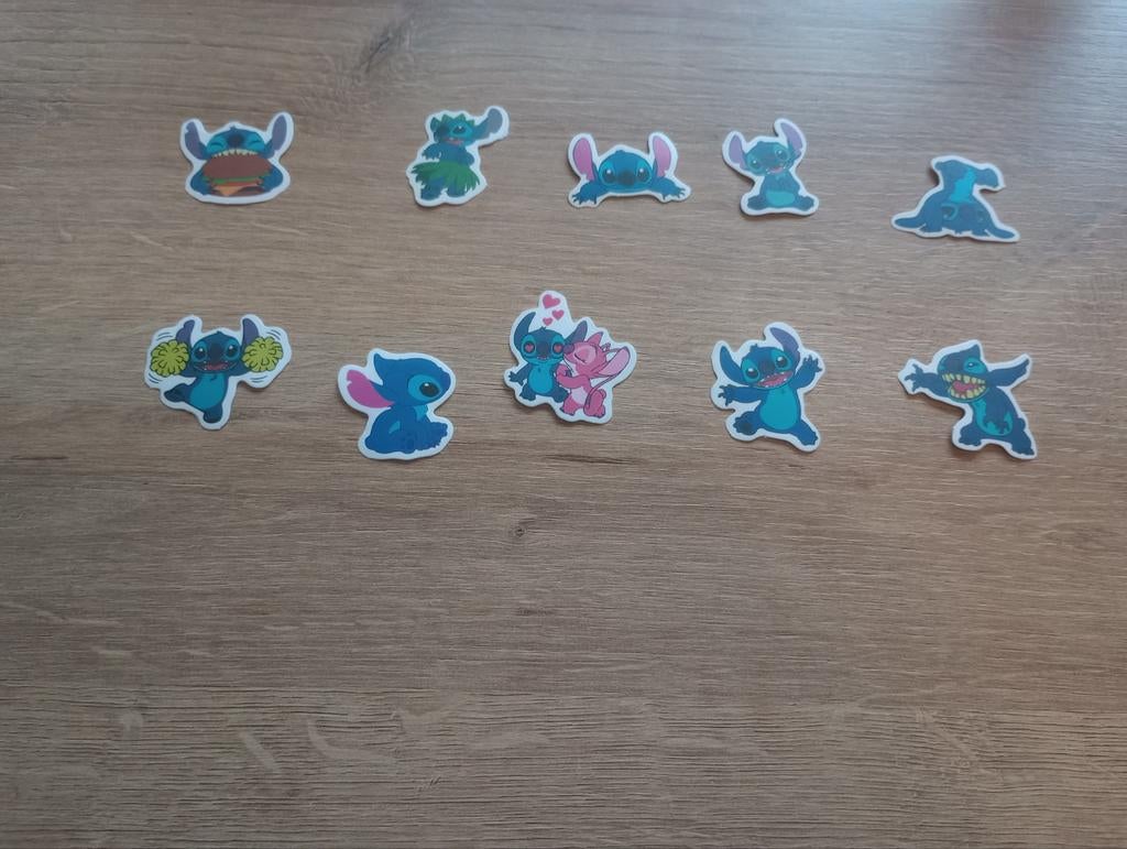10 verschillende Lilo en Stitch stickers, Ophalen of Verzenden, Nieuw, Meerdere stickers