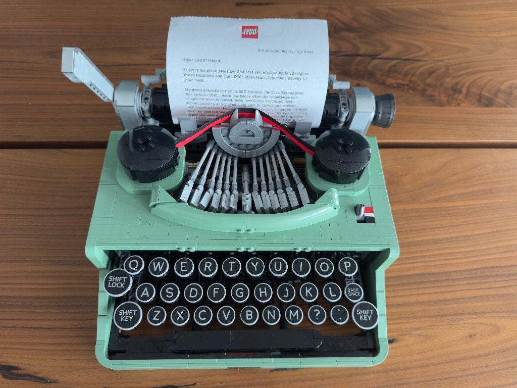 Lego Typewriter 21327, Lego, Ophalen of Verzenden, Compleet, Complete set