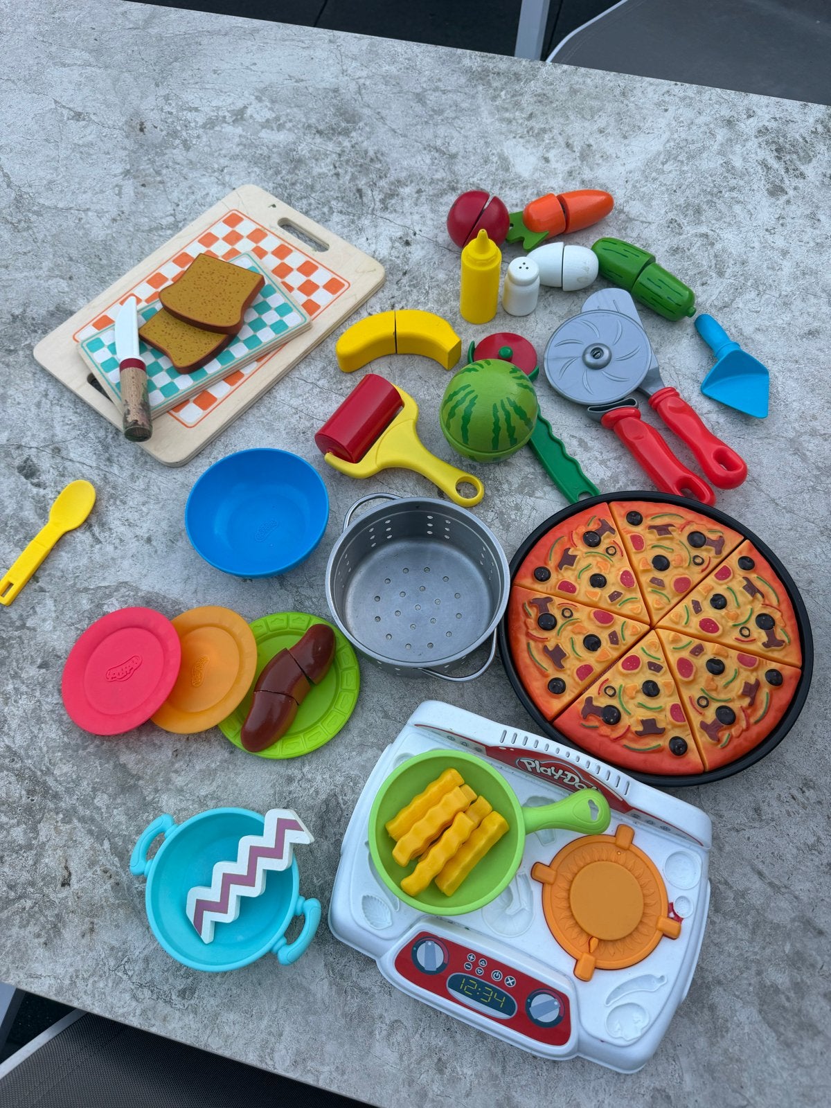 Grote speelgoedkeuken set met accessoires, Ophalen, Gebruikt, Jongen of Meisje