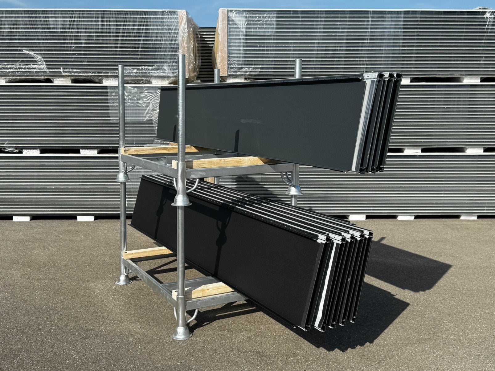 2de keus felsplaten - felsdak - dakplaten Zwart en Antraciet, Doe-het-zelf en Verbouw, Platen en Panelen, Zo goed als nieuw, Ophalen