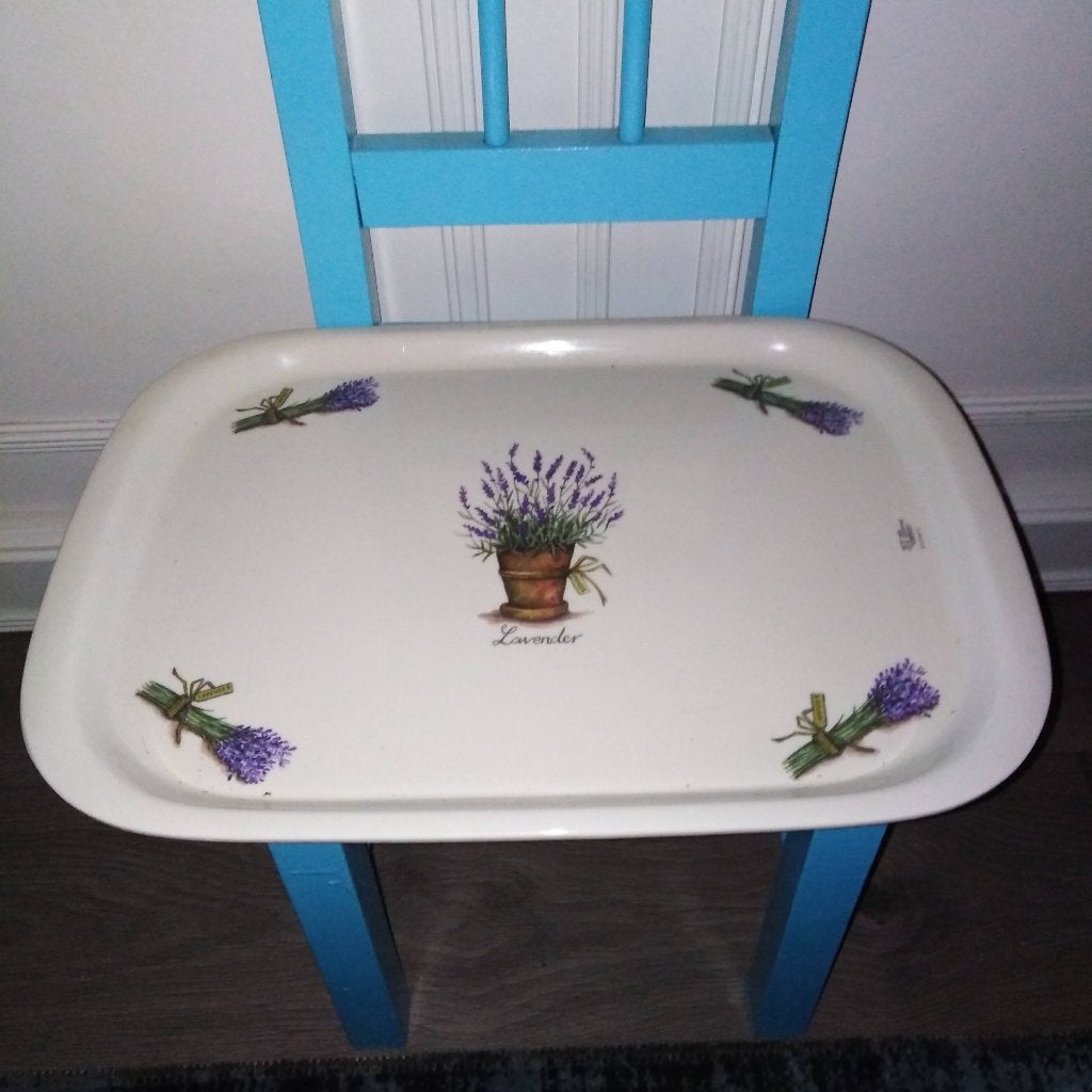 Jet ter steege lavender dienblad 42 x 30 cm, Ophalen, Gebruikt, Rechthoekig, Kunststof