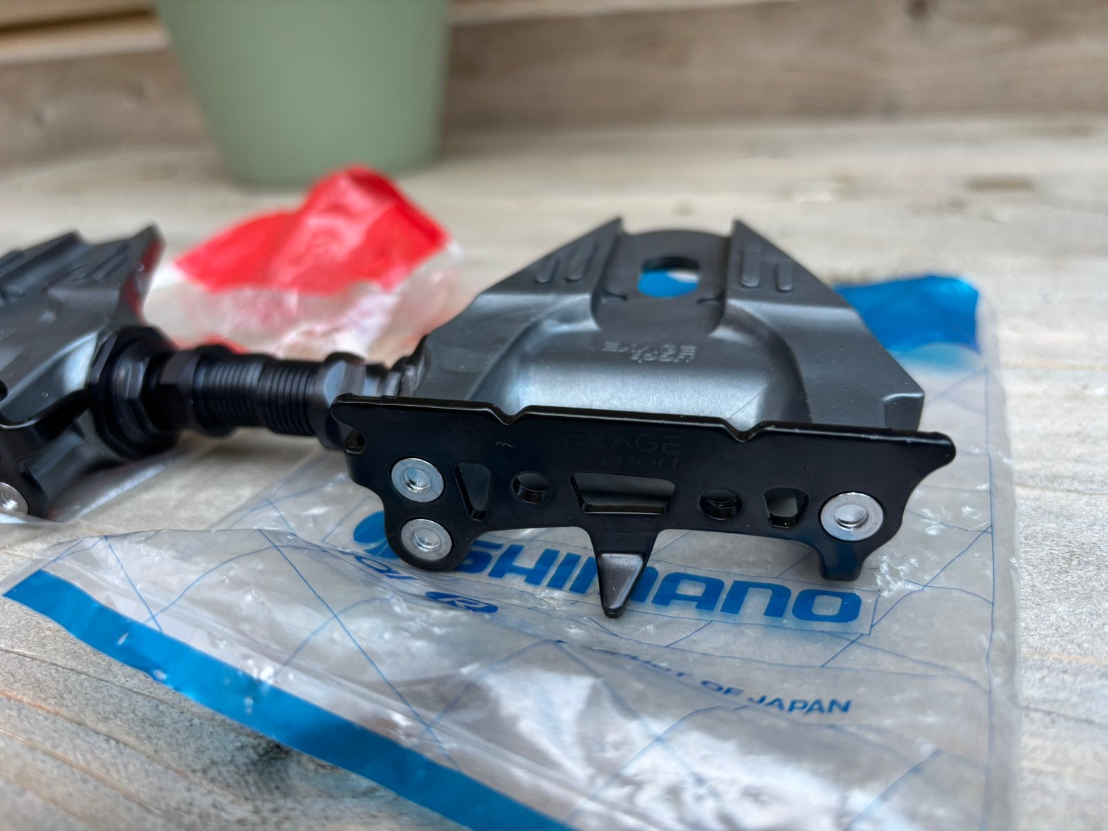 Shimano Exage Sport pedalen NOS vintage racefiets, Crankstel of Pedalen, Ophalen of Verzenden, Racefiets, Nieuw