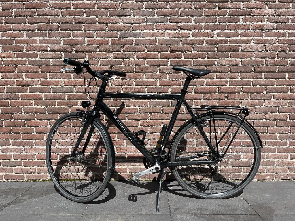 Koga Miyata Carbon Light Touring fiets (zwart, maat 60cm), Fietsen en Brommers, Fietsen | Racefietsen, Ophalen, 28 inch, Gebruikt