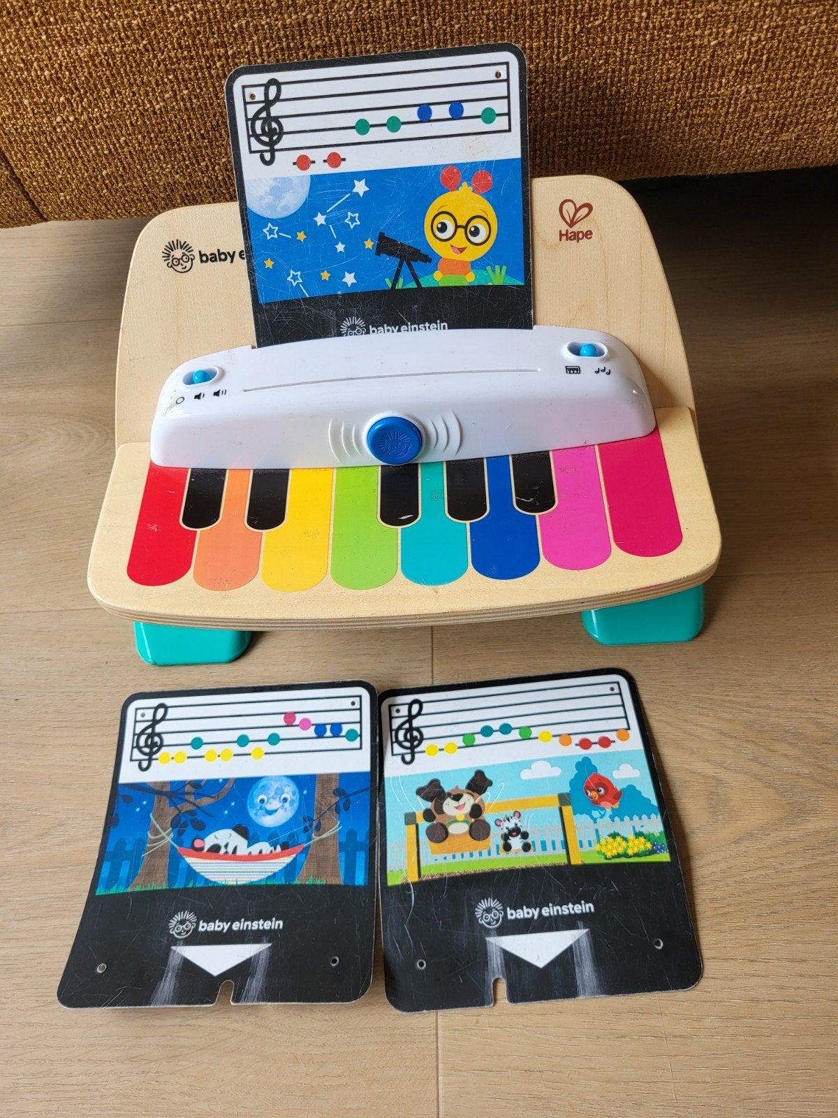 Baby Einstein Hape Magic Touch Piano met muziekkaarten, Ophalen of Verzenden
