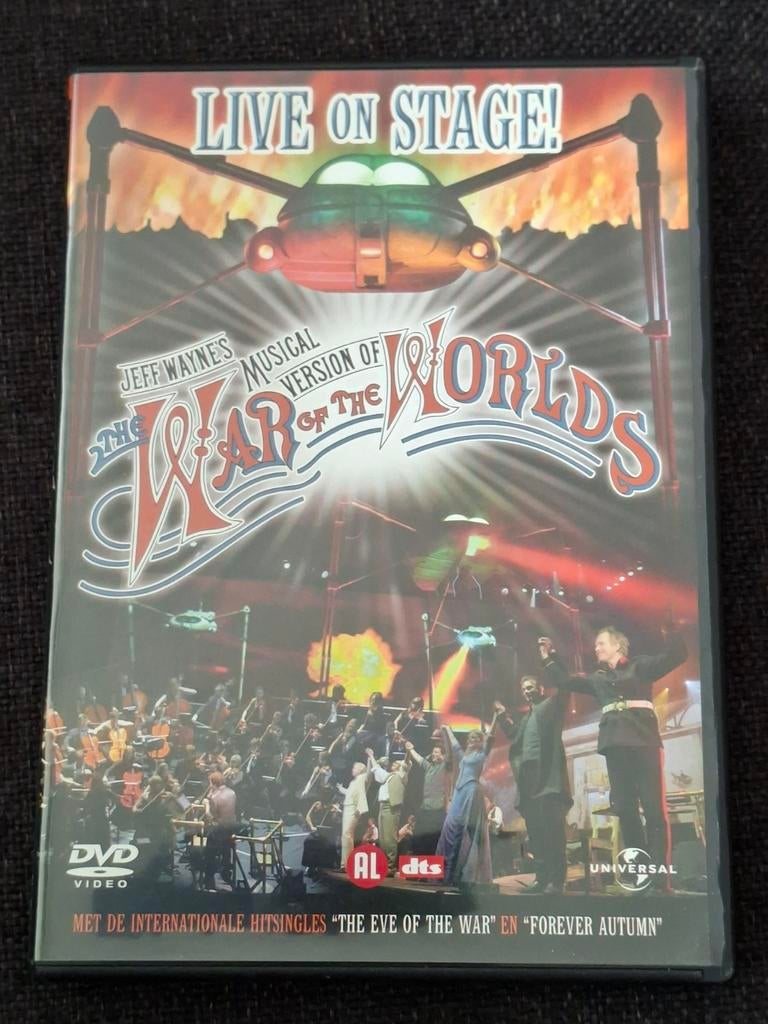 Jeff Wayne's Musical version of The War of the worlds dvd, Alle leeftijden, Ophalen of Verzenden, Zo goed als nieuw, Muziek en Concerten