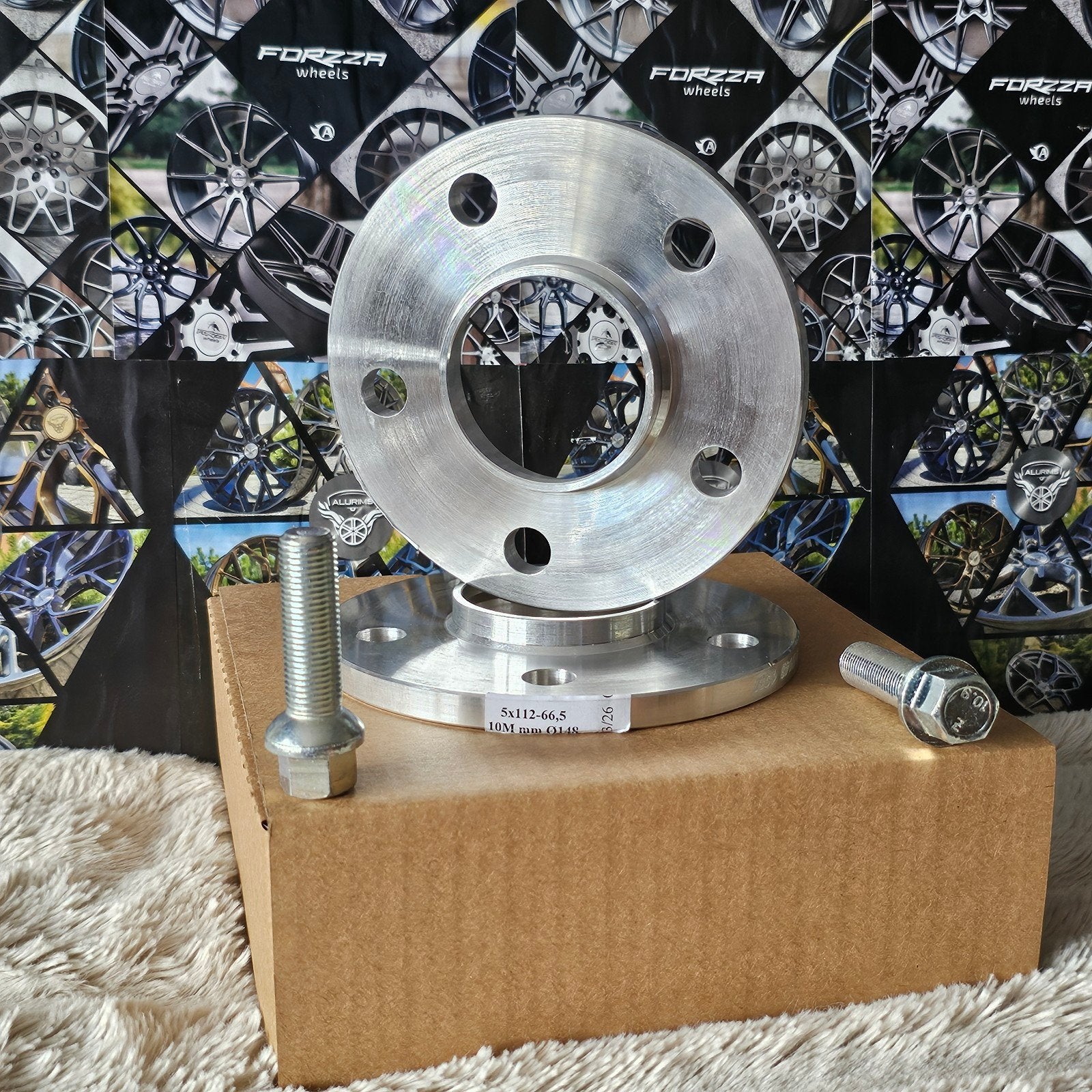Spoorverbreders spacers Mercedes 5x112 66,5 10mm, Ophalen of Verzenden