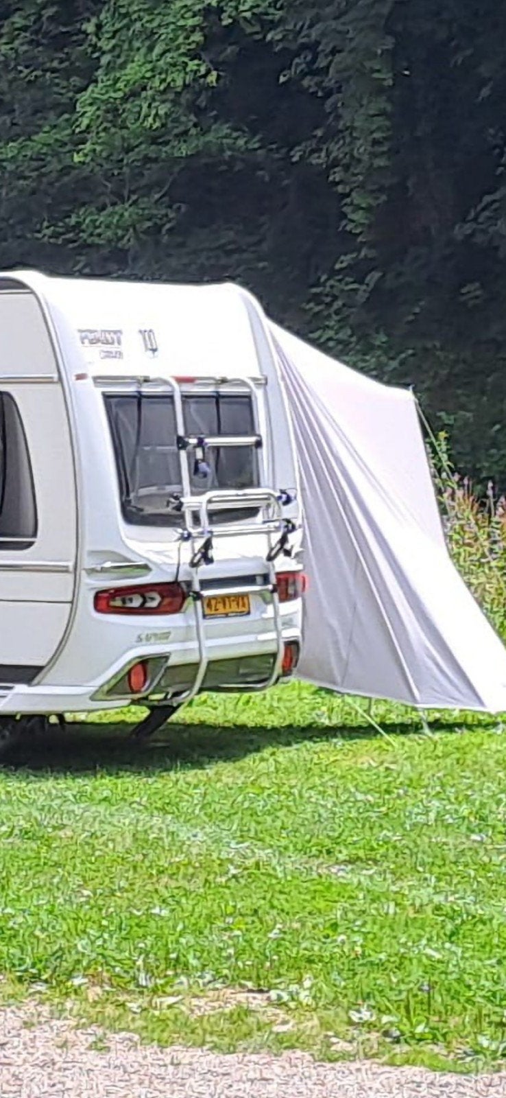 Fietsendrager voor Caravan of camper, Auto diversen, Fietsendragers, Ophalen, Achterklepdrager