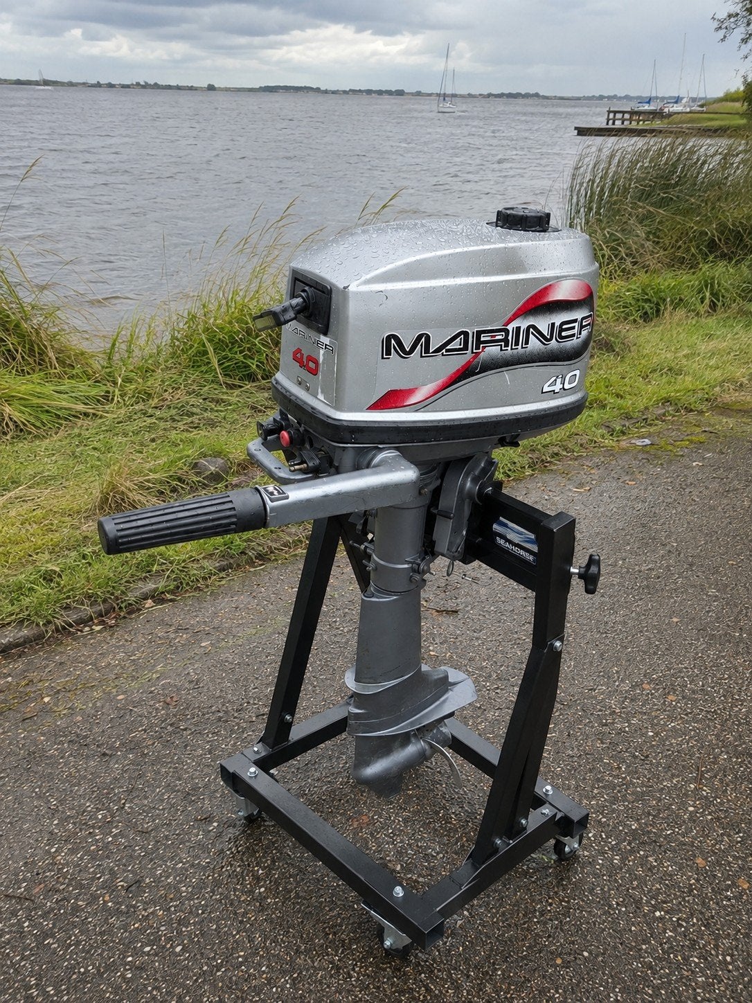 Complete Mariner M4C 4 pk 2-takt voor onderdelen of revisie, Ophalen, Gebruikt