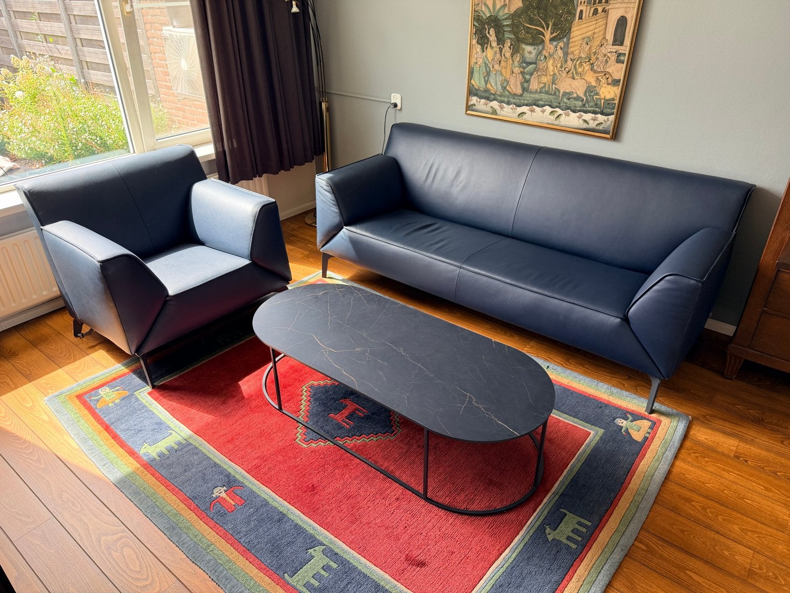 JORI - Pacific PURE - Bank+Fauteuil - nieuwstaat!, Tweepersoons, Ophalen of Verzenden, Zo goed als nieuw, Rechte bank