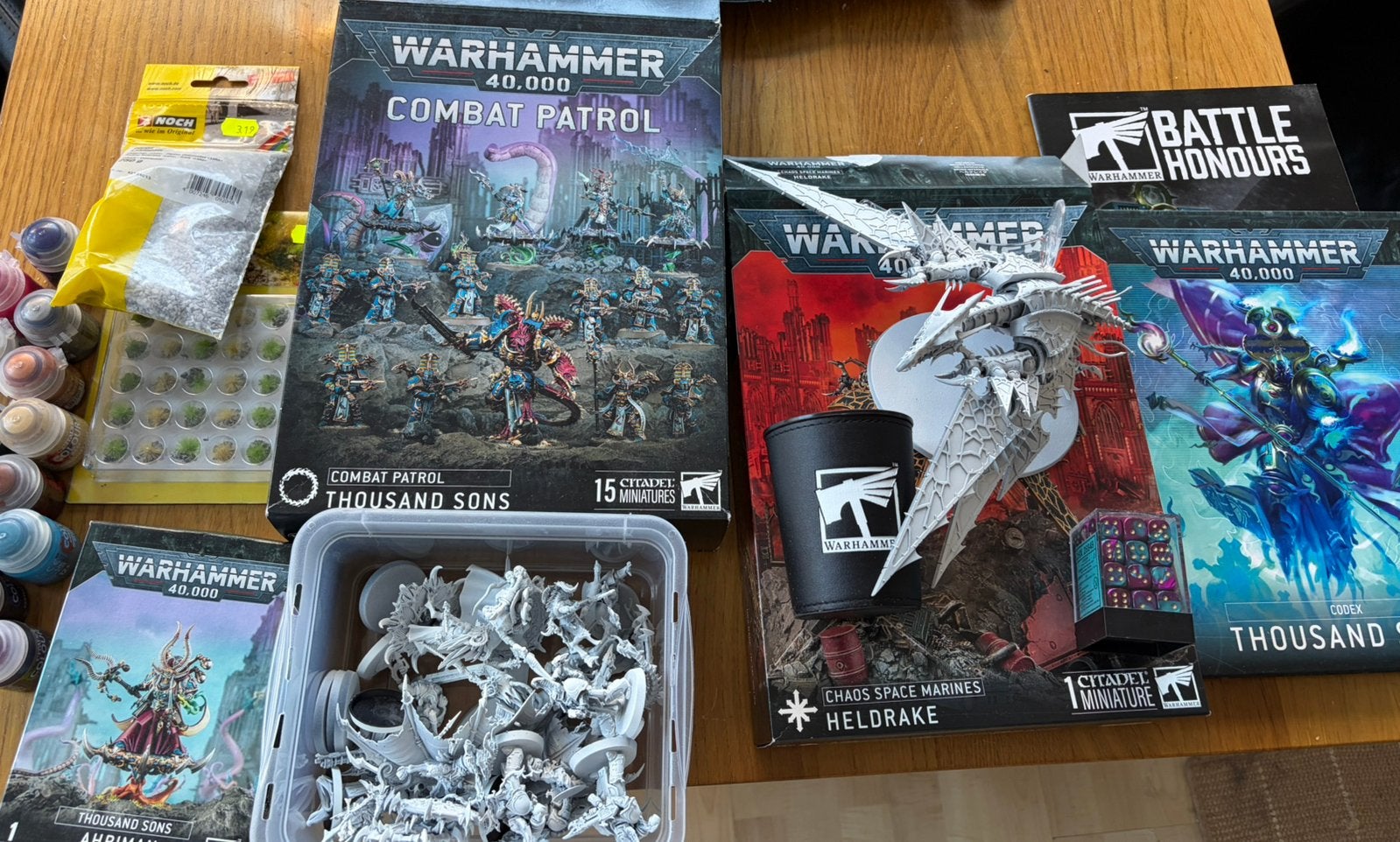 Warhammer 40K Thousand Sons - end of hobby, Hobby en Vrije tijd, Wargaming, Ophalen, Zo goed als nieuw, Warhammer