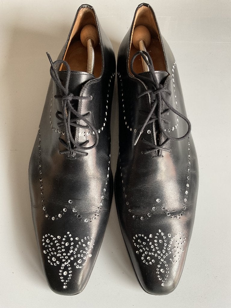 Prachtige Magnanni schoenen mt47, Kleding | Heren, Schoenen, Verzenden, Zwart, Zo goed als nieuw, Magnanni